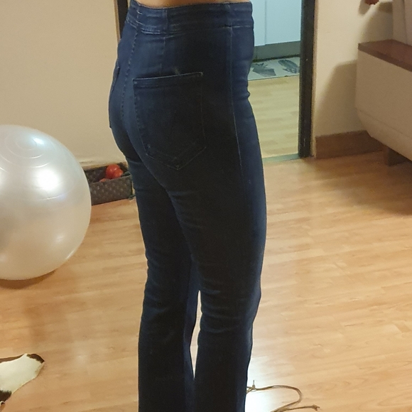 Mother denim Hollywood Pixie Cruiser Flare Jeans - Picture 2 of 4